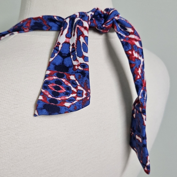 Converse One Star Swim Bikini Top Tie Dye Red White Blue - Picture 4 of 8